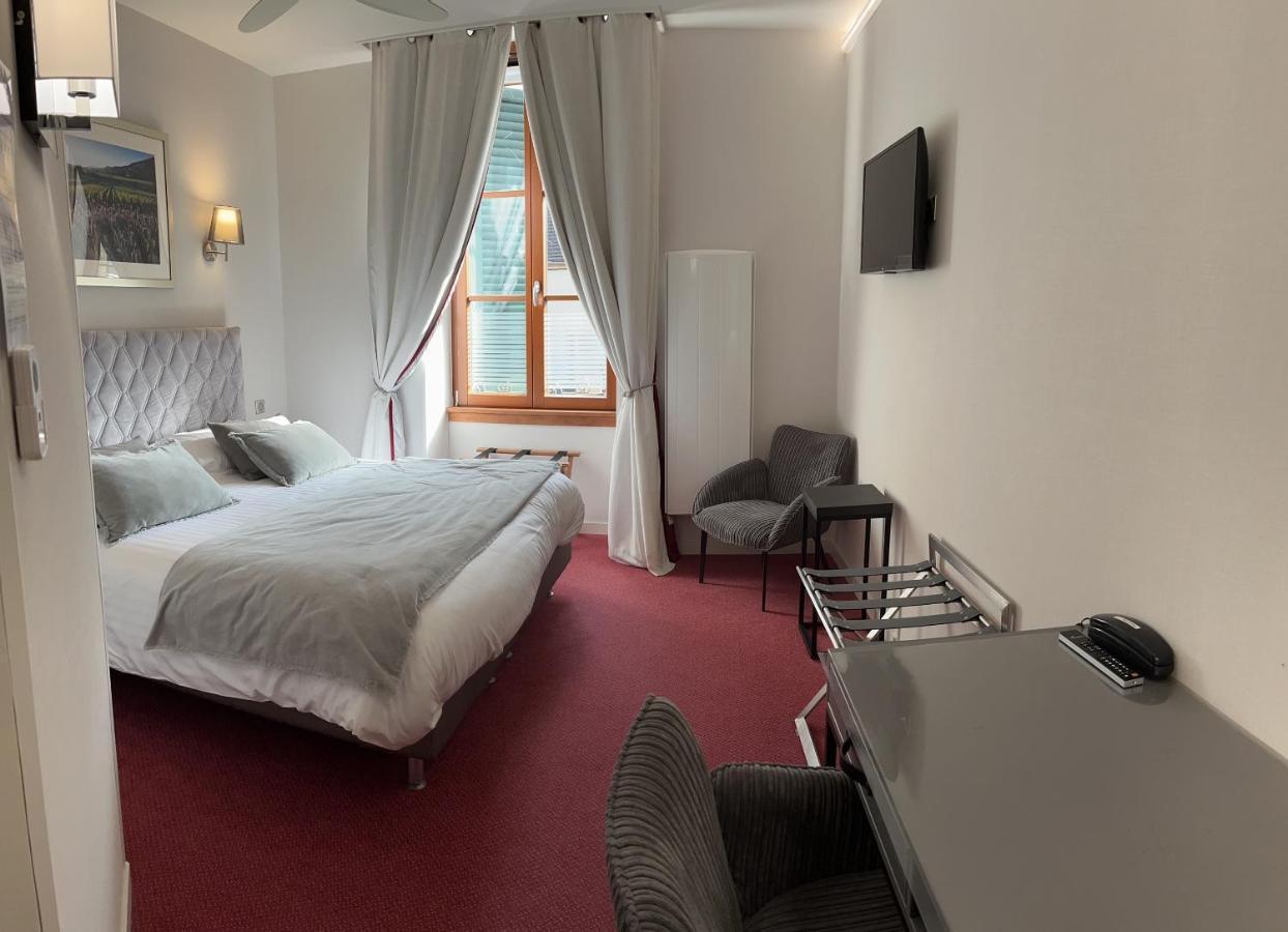 Logis Hotel Des Messageries Арбуа Экстерьер фото
