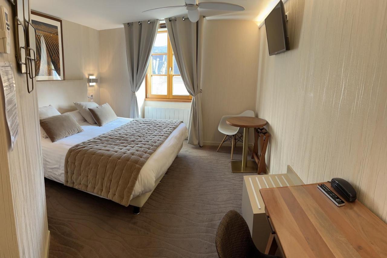 Logis Hotel Des Messageries Арбуа Экстерьер фото